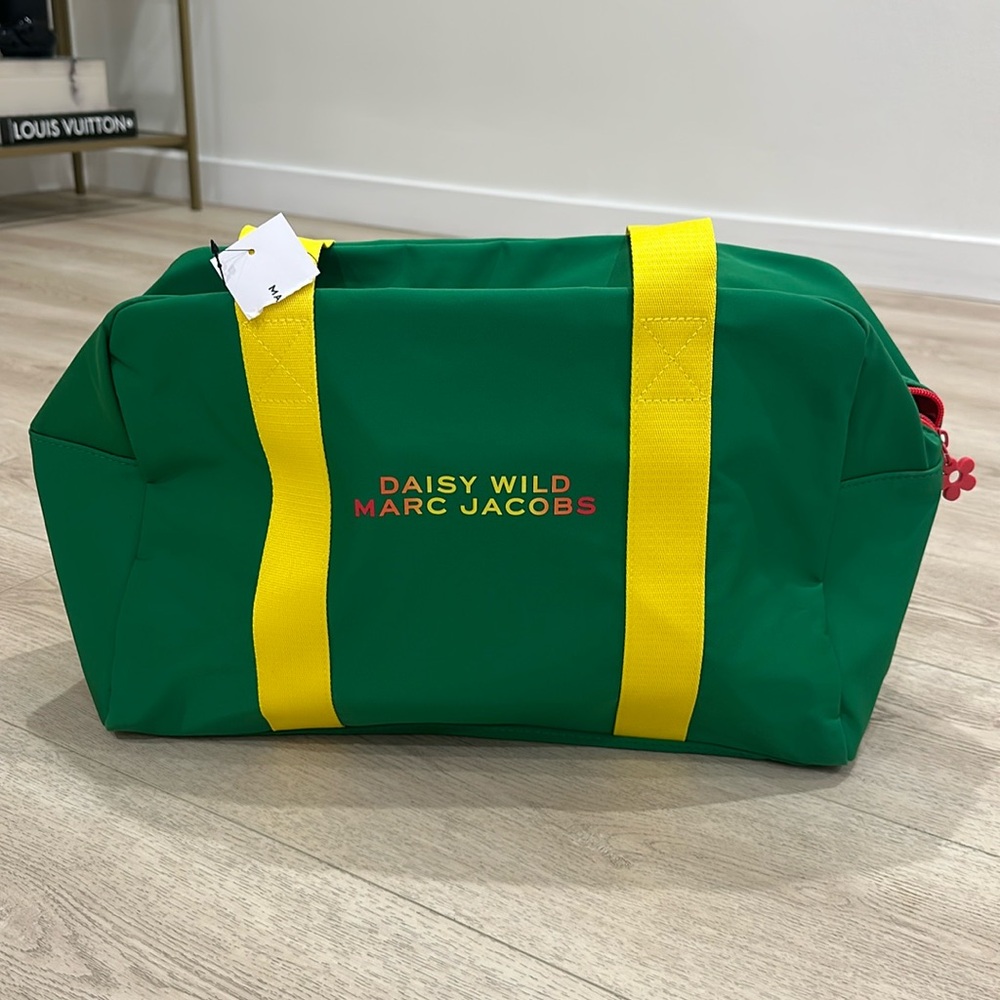 Marc Jacobs Green and Yellow Duffle Bag - Picture 6 of 10